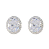 Cubic-Zirconia-Russian-Grace-multiple-Stud-White-925-Sterling-Silver-Earring