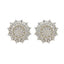 Cubic-Zirconia-American-Lourdes-multiple-Stud-White-Sterling-Silver-Earring