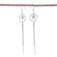 Cubic-Zirconia-American-Paula-multiple-Dangle-White-92.5-Silver-Earring