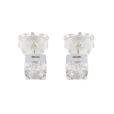 Cubic-Zirconia-Russian-Carla-Solitaire-Stud-White-925-Sterling-Silver-Earring