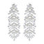 Cubic-Zirconia-Indian-Araya-multiple-Stud-White-925-Sterling-Silver-Earring