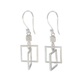 Cubic-Zirconia-Moroccan-Agustina-multiple-Dangle-White-92.5-Silver-Earring