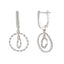 Cubic-Zirconia-American-Amanda-multiple-Stud-White-Silver-Earring