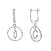 Cubic-Zirconia-American-Amanda-multiple-Stud-White-Silver-Earring