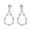Cubic-Zirconia-Japanese-Andrea-multiple-Stud-White-925-Silver-Earring
