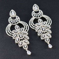 Cubic-Zirconia-Indian-Kristine-multiple-Stud-White-92.5-Silver-Earring