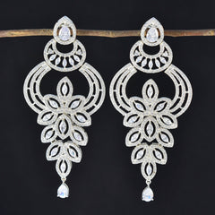 Cubic-Zirconia-Indian-Kristine-multiple-Stud-White-92.5-Silver-Earring