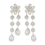 Cubic-Zirconia-Indian-Dewii-multiple-Stud-White-Silver-Earring