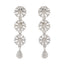 Cubic-Zirconia-Indian-Ayesha-multiple-Stud-White-925-Silver-Earring