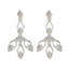 Cubic-Zirconia-Indian-Kristine-multiple-Stud-White-Silver-Earring