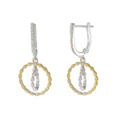 Cubic-Zirconia-Korean-Ana-multiple-Stud-White-Sterling-Silver-Earring
