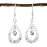 Cubic-Zirconia-Egyptian-Hanna-multiple-Dangle-White-Silver-Earring