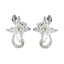 White-CZ-Japanese-Layla-multiple-Stud-White-Silver-Earring