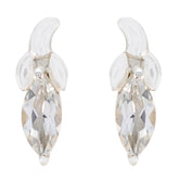 Cubic-Zirconia-Italian-Ines-Solitaire-Stud-White-Silver-Earring