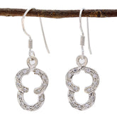 Cubic-Zirconia-Australian-Isabella-multiple-Dangle-White-92.5-Silver-Earring