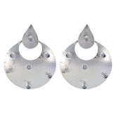 Cubic-Zirconia-German-Josephine-multiple-Stud-White-925-Silver-Earring