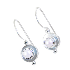 Pearl-Egyptian-Eun-ji-Solitaire-Dangle-White-Silver-Earring