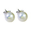 Pearl-Italian-Xiu-Solitaire-Stud-White-925-Silver-Earring