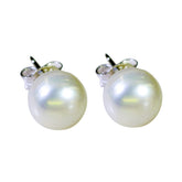 Pearl-Italian-Xiu-Solitaire-Stud-White-925-Silver-Earring