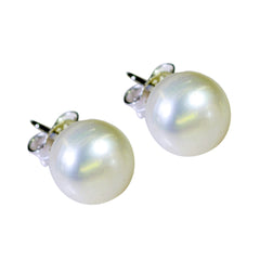 Pearl-Italian-Xiu-Solitaire-Stud-White-925-Silver-Earring