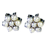 Pearl-Italian-Laura-multiple-Stud-White-92.5-Silver-Earring