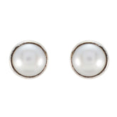 Pearl-Italian-Lili-Solitaire-Stud-White-925-Sterling-Silver-Earring