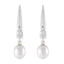 Pearl-Middle-Eastern-Lily-Solitaire-Stud-White-925-Sterling-Silver-Earring