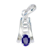 Amethyst Featherlight Spanish 92.5 Silver Solitaire Purple Pendant