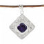 Amethyst Statement Spanish Silver Solitaire Purple Pendant