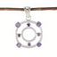 Amethyst Statement Latin American Sterling Silver multiple Purple Pendant