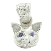 Amethyst Tiny Mexican Silver multiple Purple Pendant