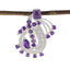 Amethyst Featherlight Middle Eastern 925 Silver multiple Purple Pendant