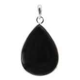 Black Onyx Versatile Egyptian Silver Solitaire Black Pendant