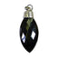 Black Onyx Dainty Mexican 925 Silver Solitaire Black Pendant
