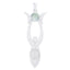 Aqua Chalcedony Whisper-thin Spanish 92.5 Silver Solitaire Aqua Pendant