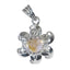 Citrine Whisper-thin Spanish 92.5 Silver Solitaire Yellow Pendant