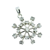 Crystal Quartz Eye-catching Latin American Silver multiple Constanza Heart White Pendant Jewelry