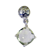 Green Amethyst Tiny Middle Eastern 925 Silver multiple Light Green Pendant