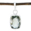 Green Amethyst Minimal Turkish 92.5 Silver Solitaire Light Green Pendant
