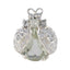 Green Amethyst Featherlight African 925 Silver multiple Light Green Pendant