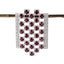 Garnet Edgy Moroccan 925 Silver multiple Red Pendant
