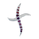 Garnet Whisper-thin Russian 925 Silver multiple Red Pendant