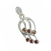 Garnet Eye-catching Mexican 92.5 Silver multiple Lucia Heart Red Pendant Jewellery