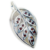 Ciondolo vintage Nora in argento sterling multiplo rosso, leggero come una piuma, in granato, mediorientale, gioielli