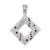 Garnet Featherlight African Silver multiple Red Pendant