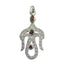 Garnet Classic Australian 92.5 Silver multiple Red Pendant