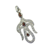 Garnet Classic Australian 92.5 Silver multiple Victoria Fairytale Red Pendant Jewellery