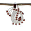 Garnet Featherlight Australian 92.5 Silver multiple Red Pendant