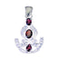 Garnet Classic African Sterling Silver multiple Red Pendant