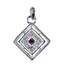 Garnet Tiny Australian 92.5 Silver multiple Red Pendant